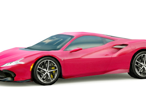 Generic Supercar v24 3D Model