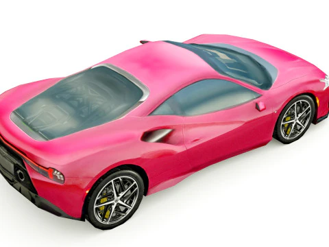 Supercar generica v24 Modello 3D