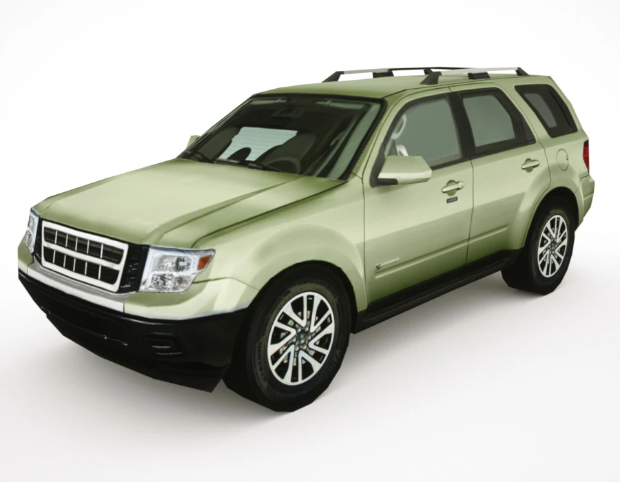 Generic SUV v1 3D Model .c4d .max .obj .3ds .fbx .stl .blend 