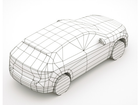 Generic SUV v2 3D Model