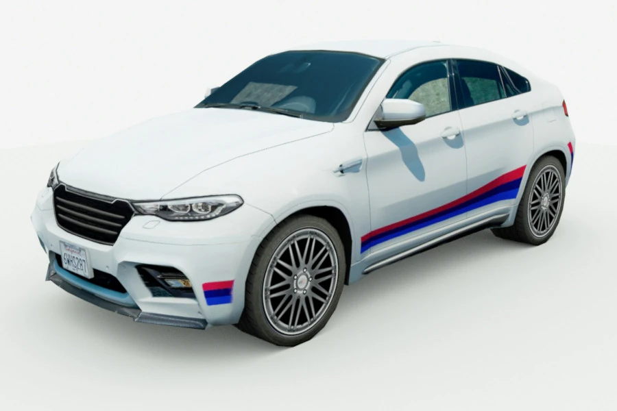 Generic SUV v3 3D Model .c4d .max .obj .3ds .fbx .stl .blend 