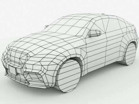 Generic SUV v3 3D Модель
