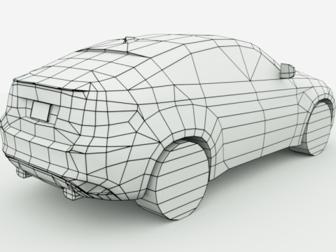 Generic SUV v3 3D Модель