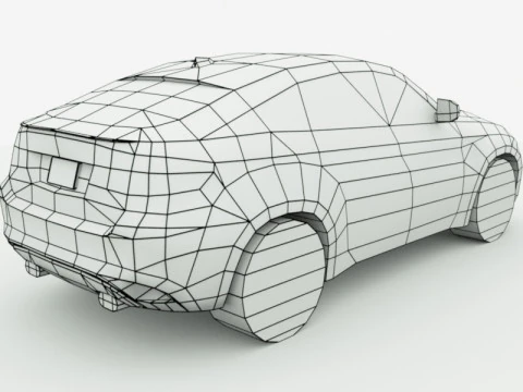 Generic SUV v3 3D Model