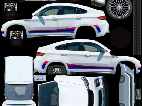 Generic SUV v3 3D Model