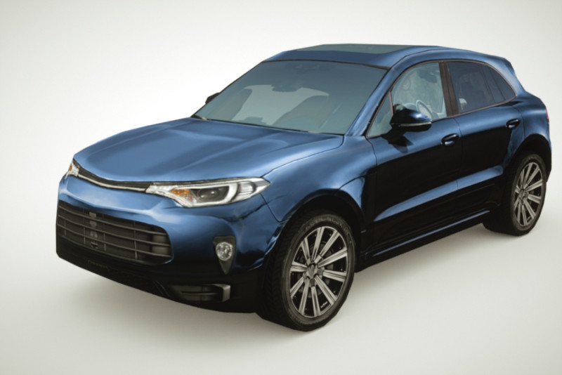 Generic SUV v4 multicolors 3D Модель .c4d .max .obj .3ds .fbx .stl .blend