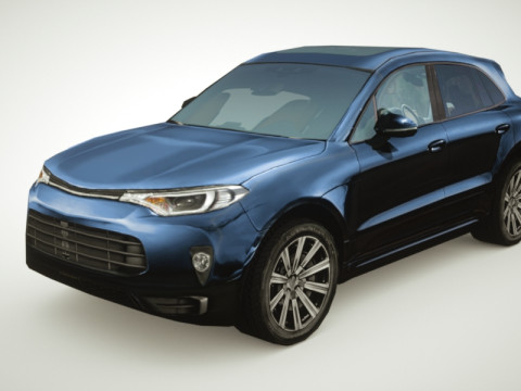 Generic SUV v4 multicolors Model 3D