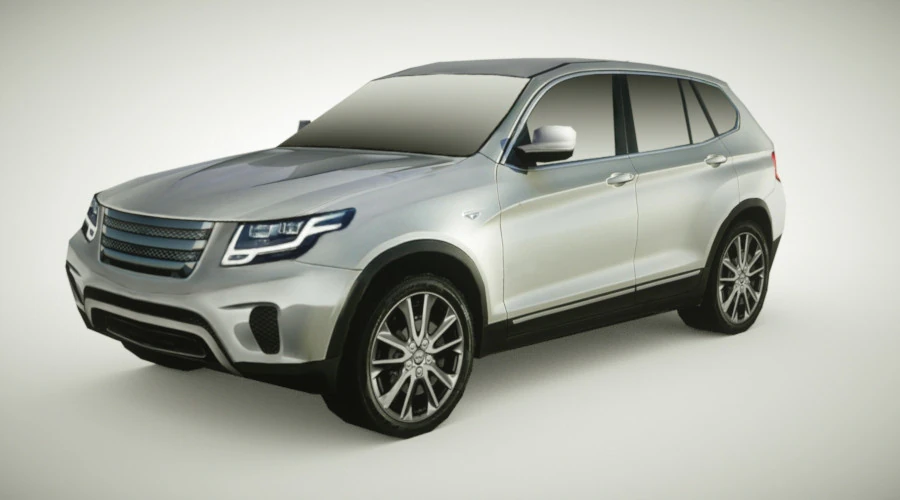 Generic SUV v6 3D Model .c4d .max .obj .3ds .fbx .stl .blend 