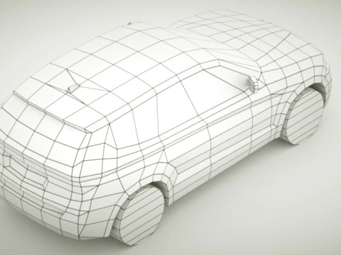 Generic SUV v6 3D Model