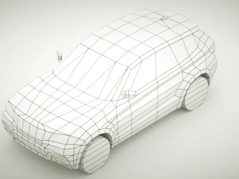 Generic SUV v6 3D Model