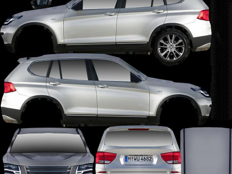 Generic SUV v6 3D Model