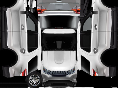 Generic SUV v7 3D Model