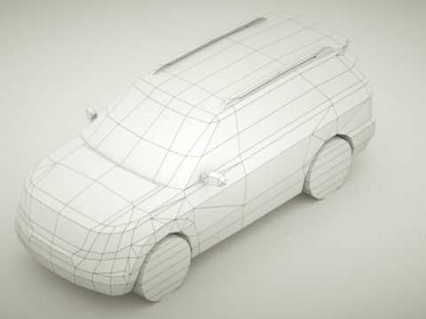 Generic SUV v7 3D Model