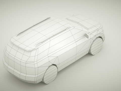 Generic SUV v7 3D Model