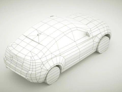 Generieke SUV v9 3D Model