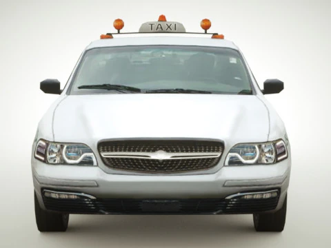 Taxi v1 Sedan 3D Model