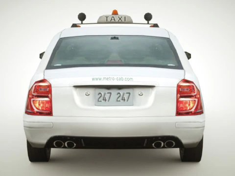 Taxi v1 Sedan 3D Model