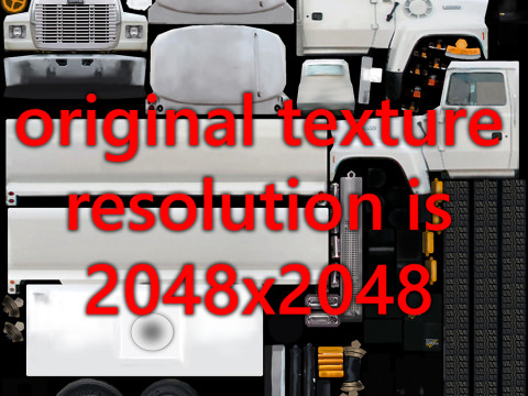 Freightliner FL-60 2000 3D Модель