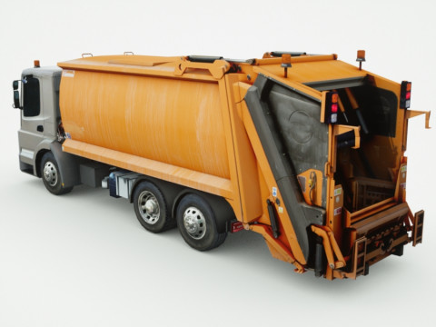 Generic Garbage truck 3D 模型