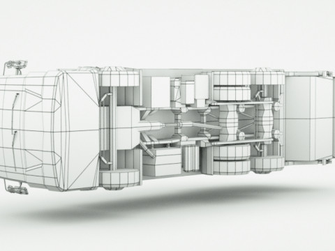 Generic Garbage truck 3D 模型