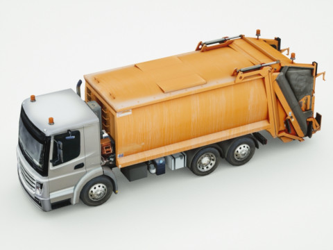 Generic Garbage truck 3D 模型
