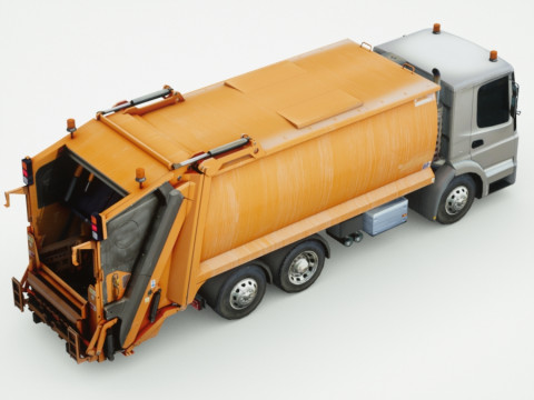 Generic Garbage truck 3D 模型