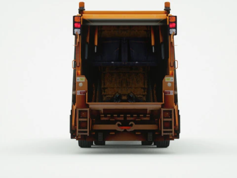 Camion poubelle g&eacute;n&eacute;rique Modèle 3D