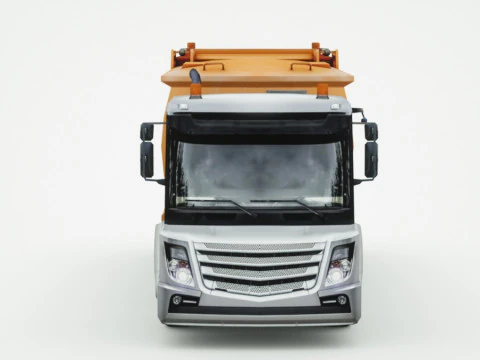 Camion poubelle g&eacute;n&eacute;rique Modèle 3D