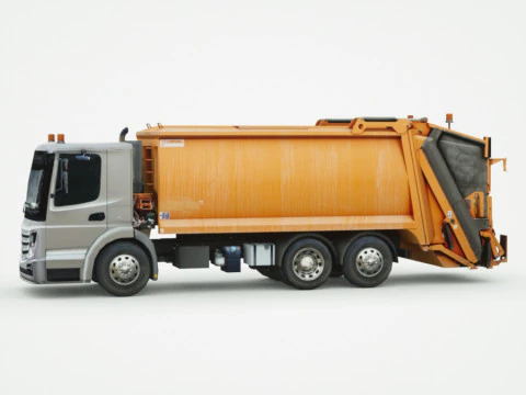 Camion poubelle g&eacute;n&eacute;rique Modèle 3D