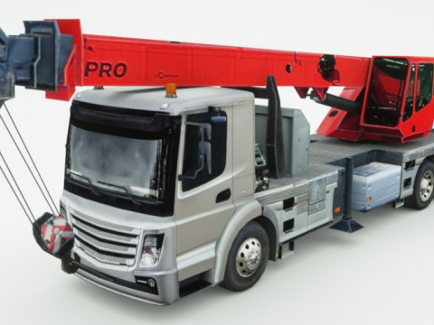 Generic Crane Truck 3D 模型
