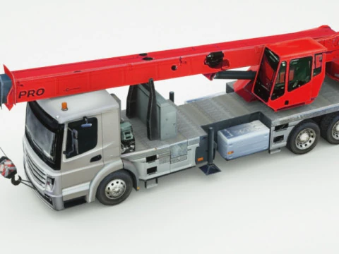 जेनेरिक क्रेन ट्रक 3D मॉडल