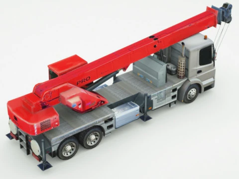 जेनेरिक क्रेन ट्रक 3D मॉडल