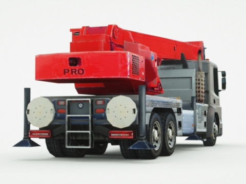 Generic Crane Truck 3Dモデル