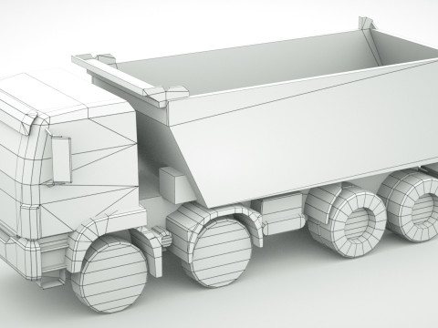 Generic Dumper truck 3D-Modell