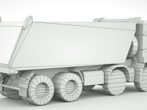 Generic Dumper truck 3D-Modell