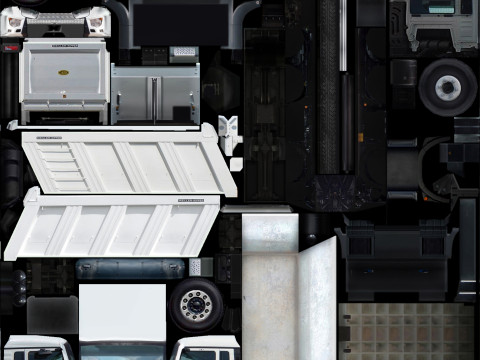 Generic Dumper truck 3D-Modell