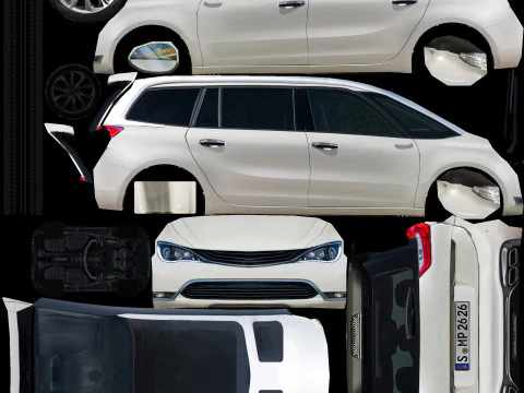 Generic VAN v2 3D Model