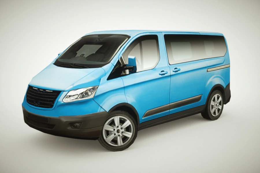 VAN v3 multicoloridas Modelo 3D .c4d .max .obj .3ds .fbx .stl .blend