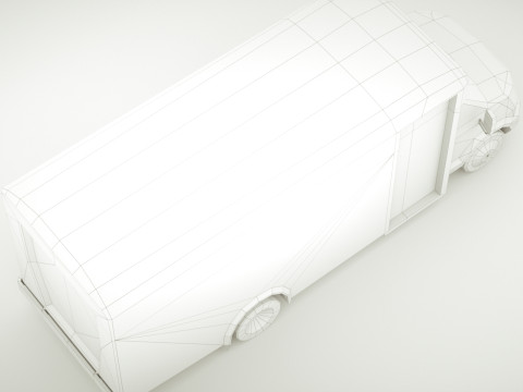 Generic Shuttle Bus v6 Model 3D