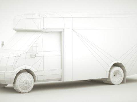 Generic Shuttle Bus v6 Model 3D