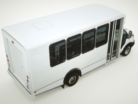 Generic Shuttle Bus v6 Model 3D