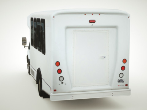 Generic Shuttle Bus v6 Model 3D