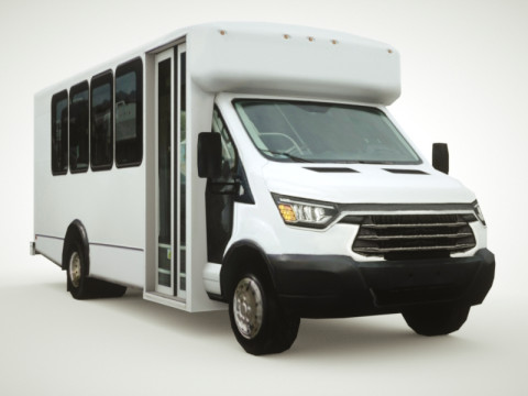 Generic Shuttle Bus v6 Model 3D