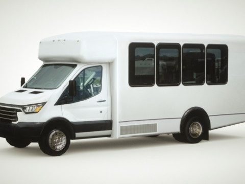 Generic Shuttle Bus v6 Model 3D