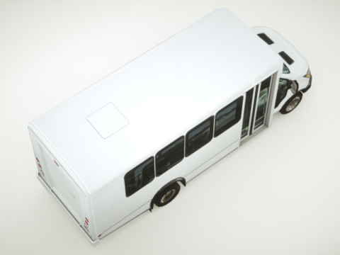Generic Shuttle Bus v6 Model 3D