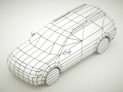 Generic Wagon v1 3D Model