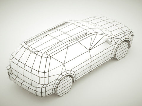 Generic Wagon v1 3D Model