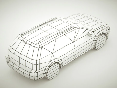 Carro generico v1 Modello 3D