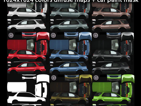 Carro generico v1 Modello 3D