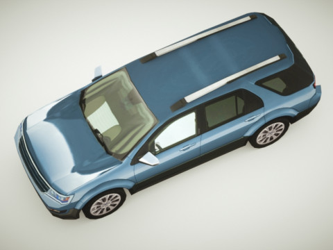 Generic Wagon v1 3D Model